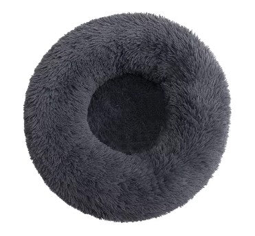 Lit rond en peluche